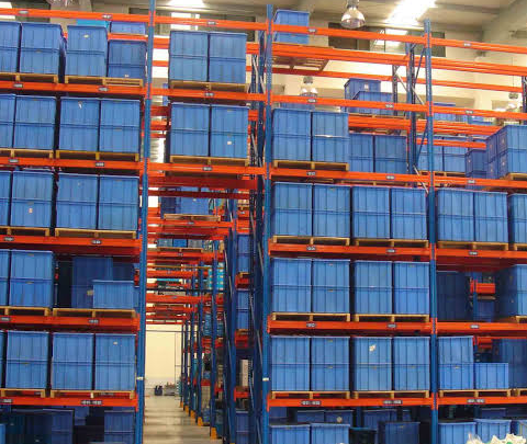 Heavy duty pallet racks